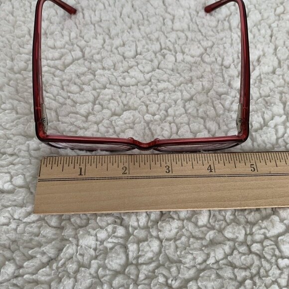 Coach Davina eyeglass frames Burgundy 48 15 135 mm Work Trendy Artsy Butterfly - Picture 8 of 10